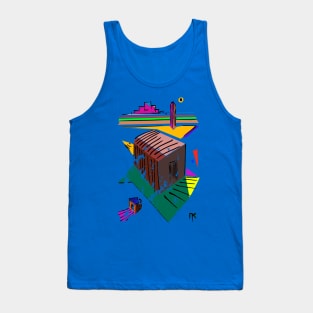 Vintage abstract architecture Tank Top